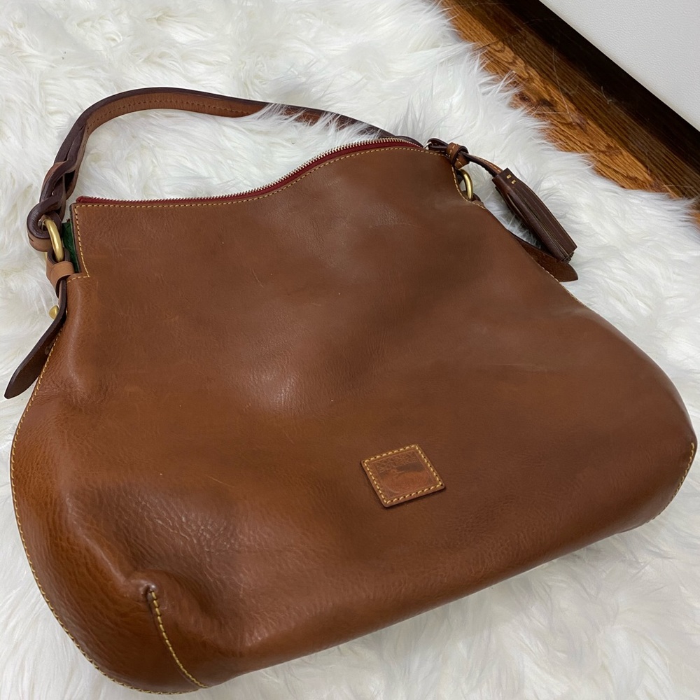 Cognac Dooney and Burke bag